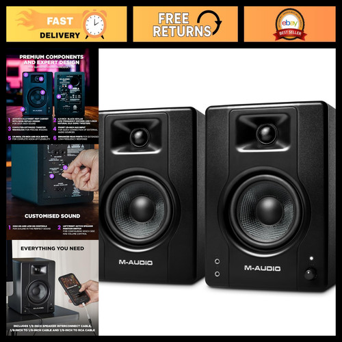 Wired studio monitors - 4.5",
