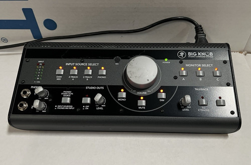 Mackie big knob studio - big, command