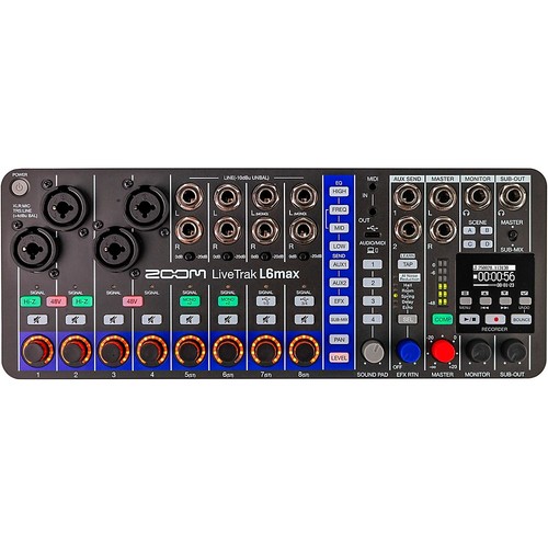 Zoom livetrak l6max 12channel - livetrak,