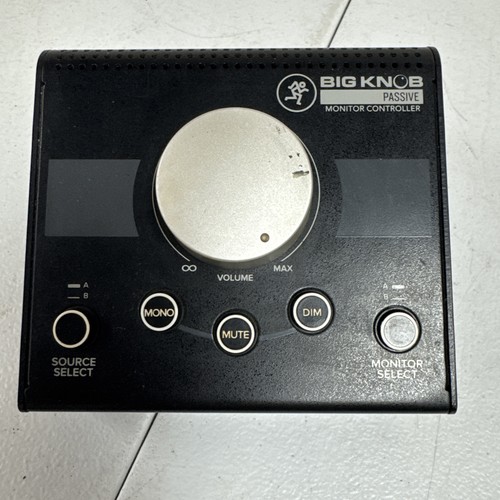 Mackie big knob - big, passive